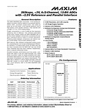 DataSheet MAX1265A pdf